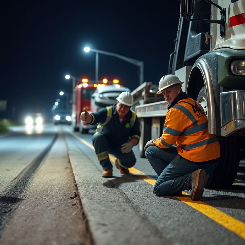 A Snappy Towing technician safely securing a vehicle onto a flatbed truck on a clear day in Wellington, NS.
